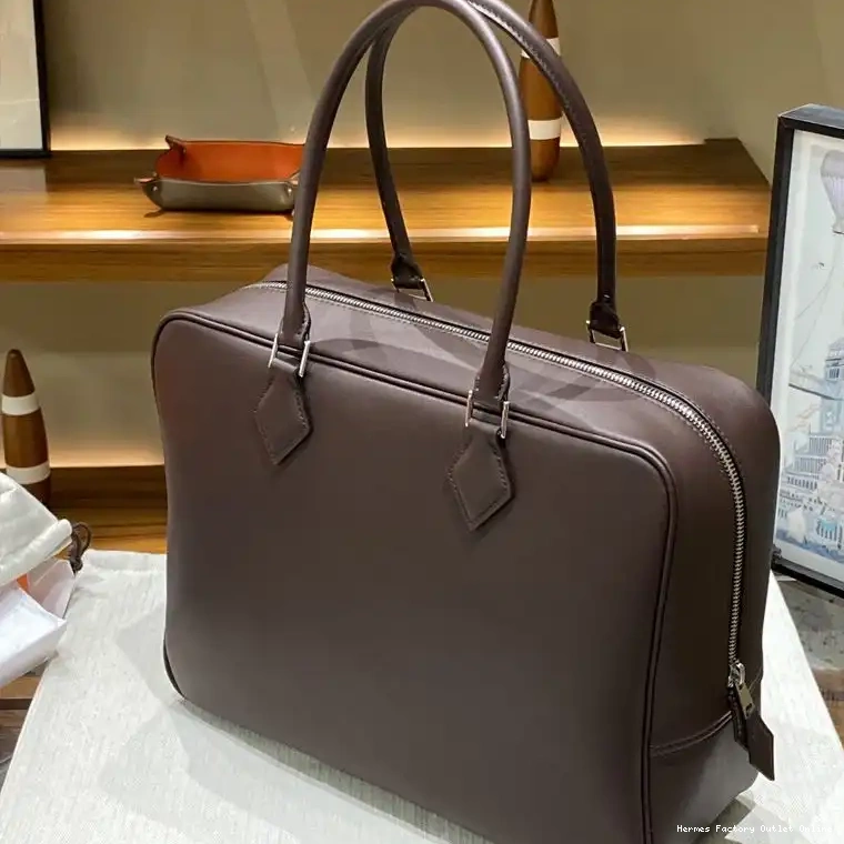 Cheap In Hermes Palladium Leather Swift Handbag Coffee Hardware Plume 0502